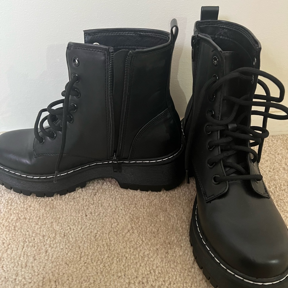 Never worn Combat boots